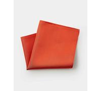THE SAVILE ROW COMPANY LONDON Men's Silk Pocket Square Handkerchief - Orange Twill