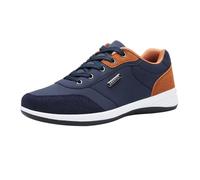 Men's Orthopaedic Non-Slip Trainers, Breathable, darkblue, 13.5 UK