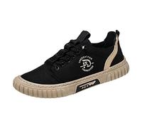 Men's Orthopedic Comfort Sneaker Comfortable Sneakers Non Slip Breathable Shoes Sturdy Grip Trainers Waterproof Walking Shoes Lightweight Sneakers for Walking Rock Climbing Trail Running Black