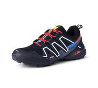 Men's Orthopedic Comfort Sneaker Comfortable Sneakers Waterproof Walking Sneakers Non Slip Breathable Trainers Minimalist Trainers Sports & Outdoor Shoes for Walking Rock Climbing Trail Running Black