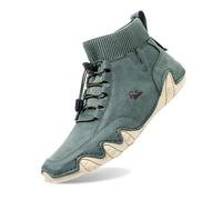 Men's Orthopedic Comfort Sneaker Cushioned Footbed Shoes Cushioned Footbed Sneakers Comfortable Shoes Fashion Wide Fit Trainers Non Slip Breathable Sneakers for Walking Rock Climbing Trail Running