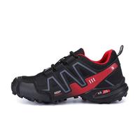 Men's Orthopedic Comfort Sneaker Durable Sneakers Non Slip Breathable Shoes Fashion Wide Fit Shoes Sports & Outdoor Trainers Cushioned Footbed Sneakers for Walking Rock Climbing Trail Running Red