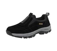 Men's Orthopedic Comfort Sneaker Fashion Wide Fit Shoes Sturdy Grip Shoes Non Slip Breathable Sneakers Fashion Wide Fit Trainers Cushioned Footbed Sneakers for Walking Rock Climbing Trail Running