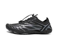 Men's Orthopedic Comfort Sneaker Minimalist Trainers Soft Sole Sneakers Comfortable Trainers Casual Sneakers Non Slip Breathable Shoes Arch Support & Perfect for Casual Wear Black