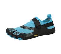 Men's Orthopedic Comfort Sneaker Sturdy Grip Shoes Sturdy Grip Shoes Casual Sneakers Lawn Bowls Sneakers Fashion Wide Fit Trainers for Walking Rock Climbing Trail Running Sky Blue