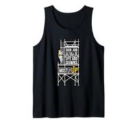 Mens Our Job Full of Ups Downs Scaffolder Worker Tank Top