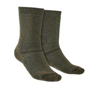 Bridgedale Men's Outdoor Heavyweight Merino Wool Knee High Socks in Green | Size: 6-8 Bridgedale Green 6-8