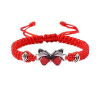 Mens Outdoor Watches Butterfly Bracelets for Teen Girls Adjustable String Butterfly Bracelets for Women Cute Butterfly Charm Bracelets Watches for Women Set (F, One Size)