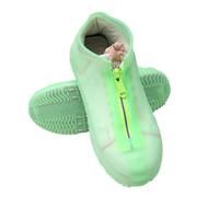 Men's Outdoor Zipper Rain Shoes Cover Adults Large Capacity Silicone Protective Boot Sock 2PCS (MG1, S)