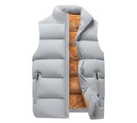 Men's Outerwear Gilets, Softshell Gilet Men, Mens Body Warmers Padded Gilet Lightweight Packable Quilted Puffer Vest Outerwear Windproof Sleeveless Jacket Waistcoats with Zip Up Pockets