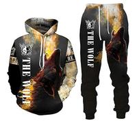 Mens Outfits Basic Hoodie & Jogger Set Full 2 Piece Tracksuits Casual Hoody Top Fleece Joggers Gym Jogging Bottoms Lounge Wear Set Comfortable Sports Track Suit Holiday Clothing (Other #6, XL)