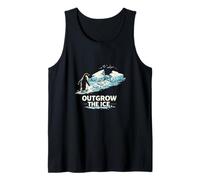 Mens Outgrow The Ice, The Brave Penguin Tank Top