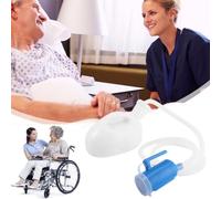 Men's Overflow-Proof Urinal 2000ML, Suitable for The Elderly, bedridden Patients, Men's with 1.6M Hose, Reusable