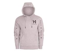 Mens Overhead Pullover Hoody Hooded Top Hoodie for Mens Ideal for Casual Wear Hooded Sweatshirt Jacket Jumper Everyday Essential Grey Marl XL