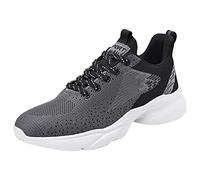 Men's Oversize Trainers, Sports Shoes with Laces, Trainers, black, 11 UK