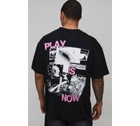 Men's Oversized Ed Sheeran License Printed T-Shirt | Black | Size X-Small | boohooMAN