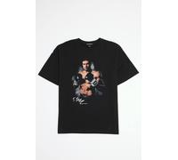 Men's Oversized Fury Misfits Print T-Shirt | Black | Size Small | BOOHOOMAN
