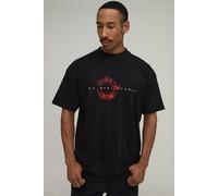 Men's Oversized Muse License Print T-Shirt | Black | Size X-Large | BOOHOOMAN