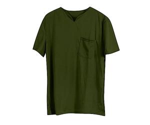 Men's Oversized T-Shirt Cotton Plain T-Shirts Basic Short Sleeve Tops Quick-Drying Tennis Shirt Loose Fit Beach Shirt Fitnec Training Shirt Outdoor Sports Shirt Summer Shirt, Green, M