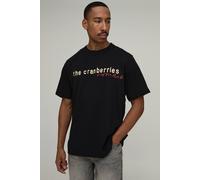 Men's Oversized The Cranberries Zombie License Print T-Shirt | Black | Size Small | BOOHOOMAN