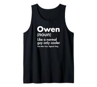 Mens Owen Like A Normal Guy Only Cooler Legend King First Name Tank Top