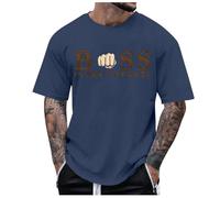 Men's Oxford Shirts Formal Short Sleeve Shirt for Men Plain Smart Button Down with Pocket Regualr Fit Gym T-Shirt Bodybuilding Training Workout Lifting Top Clothing Outfits (Navy,3XL)