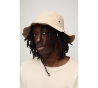 Men's Packable Bucket Hat | Beige | BOOHOOMAN