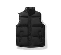 Mens Padded Gilet Thermal Sleeveless Puffer Vest Lightweight Quilted Body Warmer Casual Outdoor Warm Windproof Outwear Winter Jacket Waistcoat Zipper Coat with Pocket