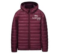 Men's Padded Puffer Jacket - Yes, I'm Still Cold Me 24:7, Lightweight Quilted Coat, Cotton Bodywarmer Winter Warm, Windproof, Tops Long Sleeve Hooded Zip Up, Outdoor Waterproof, Camping Hiking Travel