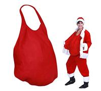 Men's Padded Santa Belly, Santa Costume Cosplay Accessory, Red Belly Stuffer Santa Big Belly for Costume, Men Christmas Cosplay, Funny Unisex Fake belly, Santa Belly Pad