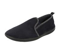 Padders Lewis Navy Mens slippers 470-24 in a Plain Microsuede in Size 8