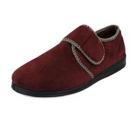 Padders HARRY Mens Slippers Burgundy - UK 12