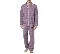 Mens Pajamas Sets Long 3/4 Men's Pyjamas -Soft and Comfortable Casual Lounge Pants Tee Top Couple Breathable Two Pieces with Elastic Waistband Plus Size Thin Plain Nightwear Loungewear for Gym Yoga