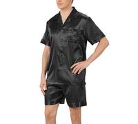 mens pajamas short set xs Pjs Men Mens Lounge Shorts Ladies Pyjamas Bananas In Corduroy Suits 2 Piece Uk Xxl Loungewear Pyjama With Pockets Set 3Xl Checked Pyjames Bed For Tartan Plaid Bottoms Black