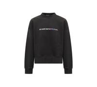Men's Palm Angels All Roads Roads Lead to Palm Angels Black Sweatshirt