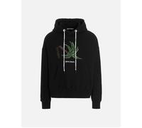 Men's Palm Angels Broken Palm Black Hoodie - Size: 42/Regular