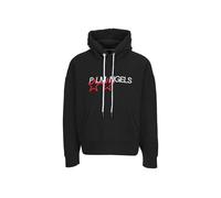 Men's Palm Angels Embroidered Stars Logo Black Hoodie
