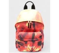 Men's Palm Angels Palm On Fire Logo Backpack - Red