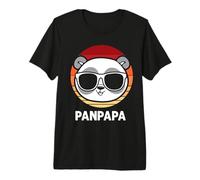 Mens Panpapa Father Papa 2025 Daddy Panda Dad Premium T-Shirt