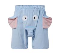 Mens Pants A Funny Elephant Novelty Shorts Humorous Underwear Prankfor Men Animal Themed Pants Elephant Will RingPlay Strange PajamaNightwear Loungewear Pajama (72-Light Blue, M)