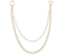 Men's Pants Chain Trousers Chain Couple Double Chain Buckle Waist Chain Hip-hop