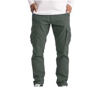 Mens Pants Trousers Cargo Multi Pockets Combat Casual Sports Vintage Work Outdoor Solid Straight Hiking Walking Breathable Pants Endurance Trousers UK 2025