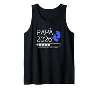 Mens Papà 2026 Loading Annuncio Gravidanza Bimbo Maschio Tank Top