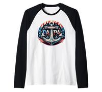 Mens Papa - Anchor Of Our Life , Tribute To Dad Fathers Day Merch Raglan Baseball Tee