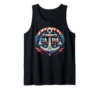 Mens Papa - Anchor Of Our Life , Tribute To Dad Fathers Day Merch Tank Top