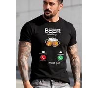 Men's Paris is Always A Good Idea Graphic T-Shirt Eiffel Tower Short Sleeve Crewneck Casual Tops