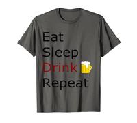 Mens Party Meme Eat Sleep Drink Repeat T-Shirt