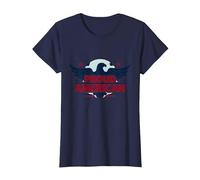 Mens Patriotic Proud American Eagle Stars USA Flag T-Shirt, Women, Navy, 3XL
