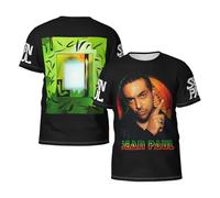 Men's Paul Hip Hop Rapper Sean T Shirt Crew Neck tee Shirt Casual Elements Short Sleeve Soft Vintage Adult Summer Streetwear Classic Top Tees