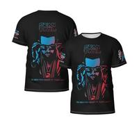Men's Paul Hip Hop Rapper Sean T Shirt Crew Neck tee Shirt Casual Elements Short Sleeve Soft Vintage Adult Summer Streetwear Classic Top Tees